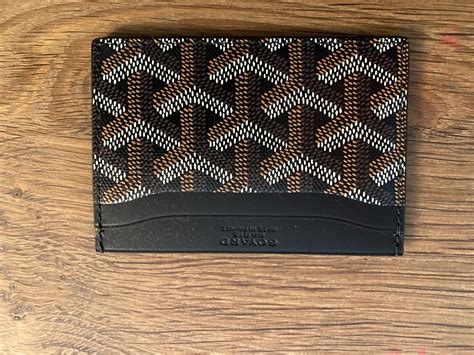 goyard saint sulpice cardholder|goyard card holder wallet.